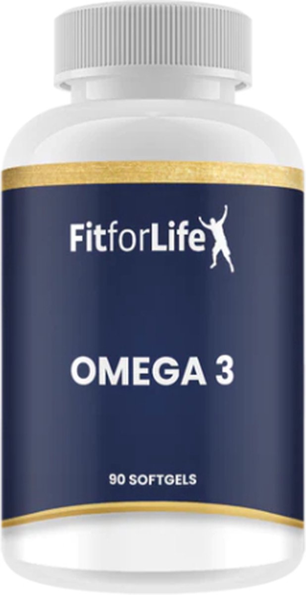 Goedkoopste Fit for Life Omega 3 - Visolie - Hoge en veilige dosering EPA en DHA - Met vitamine E - 90 softgels