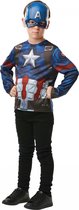 Captain America™ t-shirt en masker voor kinderen - Verkleedkleding