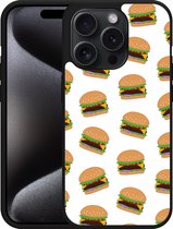 Cazy Hardcase Hoesje geschikt voor iPhone 15 Pro Burgers