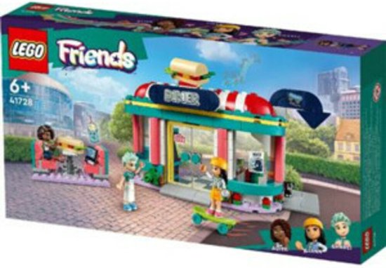 LEGO Friends Heartlake restaurant in de stad Speelgoed Set met Personages voor 2023 - 41728 cadeau geven