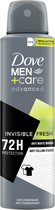 3x Dove Deodorant Men+ Care Invisible Fresh 150 ml