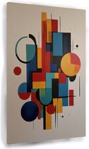 Abstrait - Décoration murale colorée - Peintures abstraction - Tableaux modernes - Toile cuisine - Décoration murale chambre - 40 x 60 cm 18mm