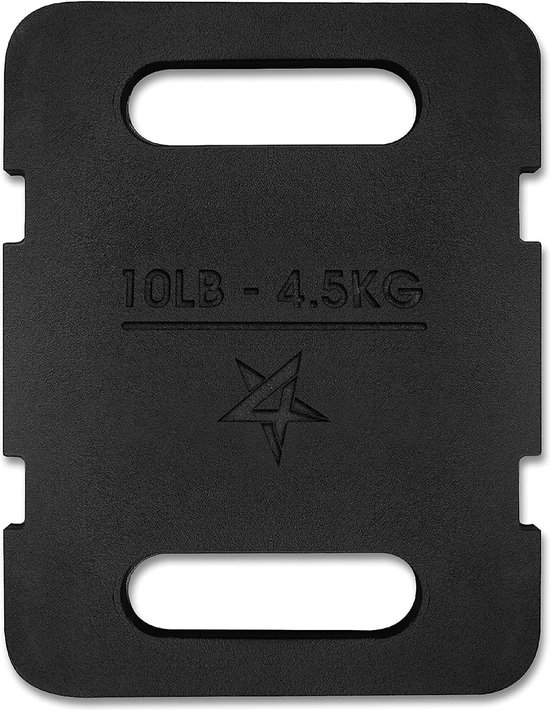 Plaque De Poids Goruck 20LB (9kg) Noire - Pour Ruck Plate, Musculation, Entraînement Fonctionnel