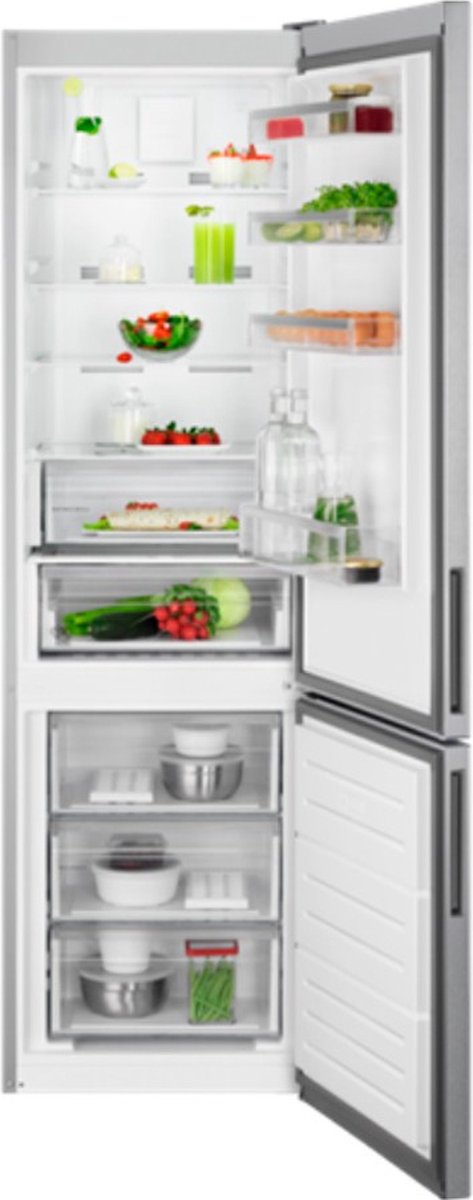 AEG Series 6000 RCB636C6MU, 366 l, No Frost (koelkast), SN-T, 8 kg/24u, C, Roestvrijstaal