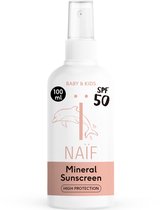 Naïf Spray Crème solaire SPF50 - 100ML - Bébé & Kids - Aux Ingrédients Naturels