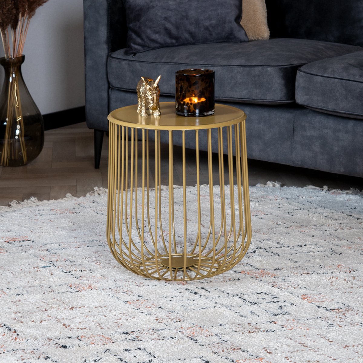Bronx71® Salontafel Tygo goud metaal