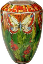 Goebel - Louis Comfort Tiffany | Vaas Vlinder 30 | Glas - 30cm