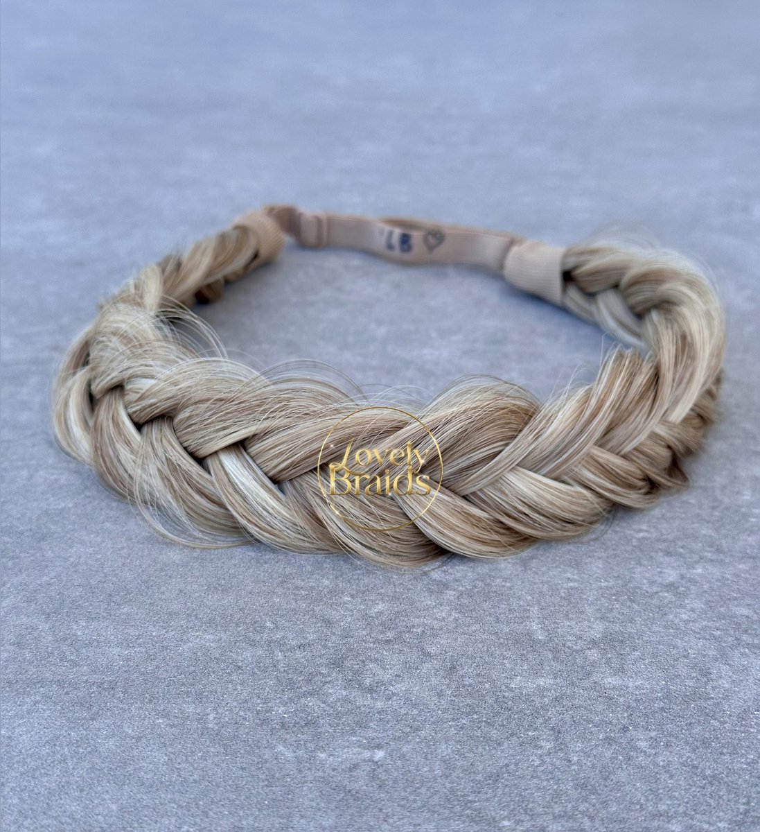 Lovely braids -Stockholm sunshine -gevlochten haarband - vlecht haarband - haarband vlecht