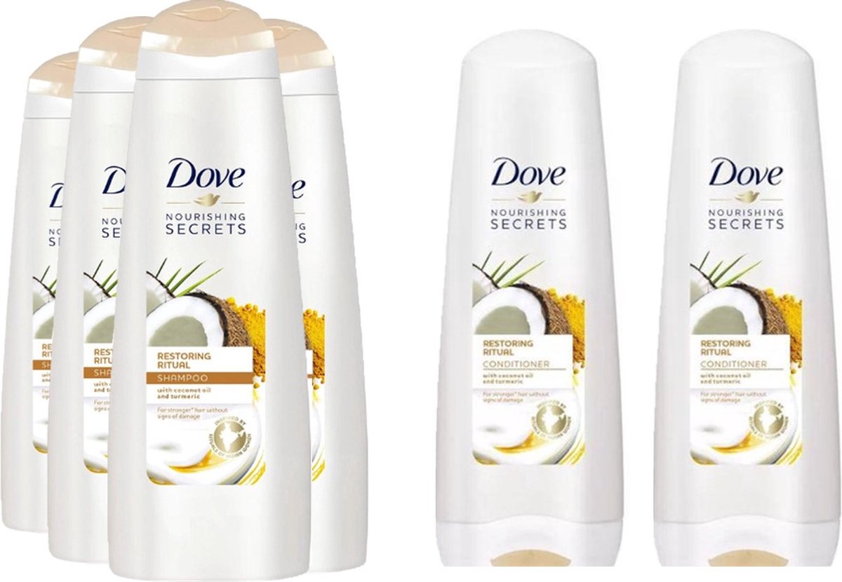 Dove - Restoring Shampoo + Conditioner - 4 + 2