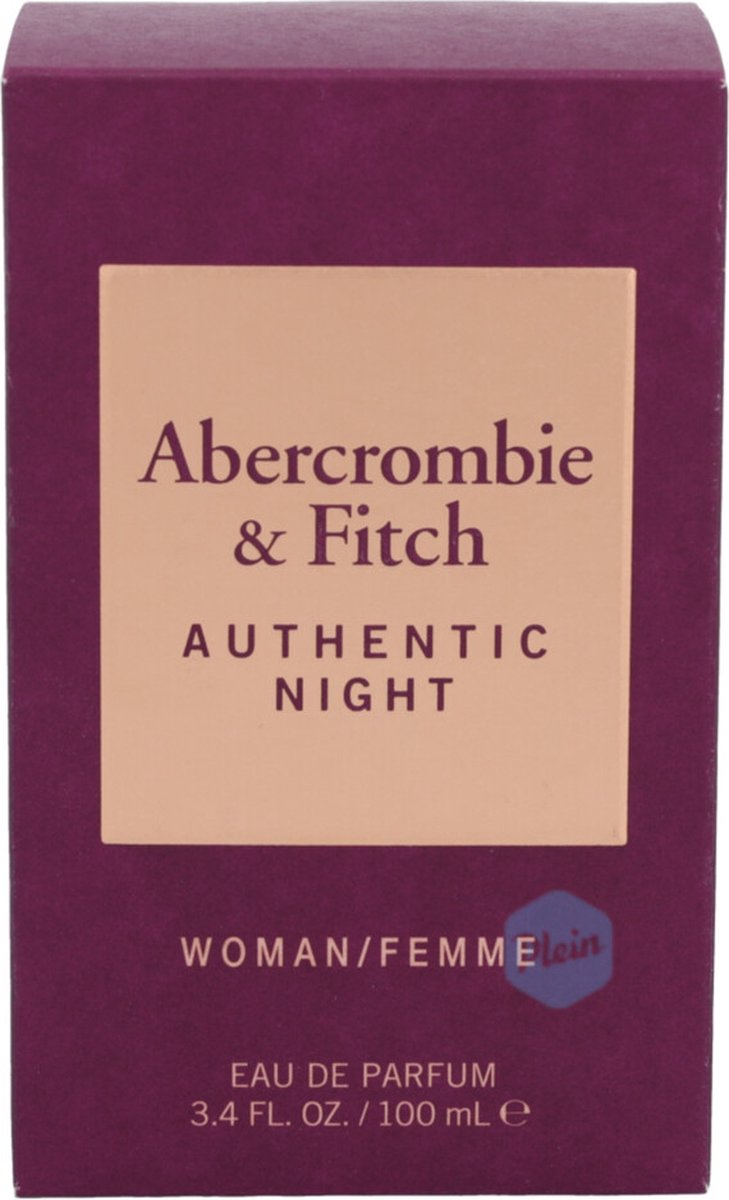 Abercrombie & Fitch Authentic Night Eau de Parfum 100ml
