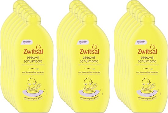 Zwitsal Bad - Schuimbad Zeepvrij - 400 ml - Voordeelverpakking 18 stuks