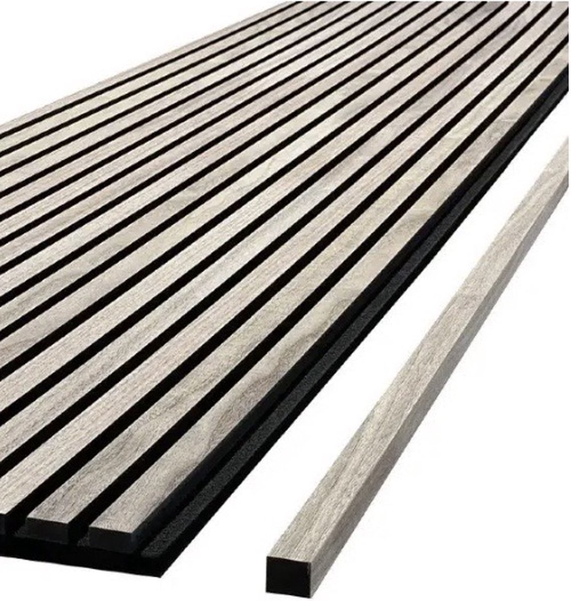 Houten Eindprofiel - Akoestisch houten paneel WallingtonNL - Mocca - 2,7 x 240 cm