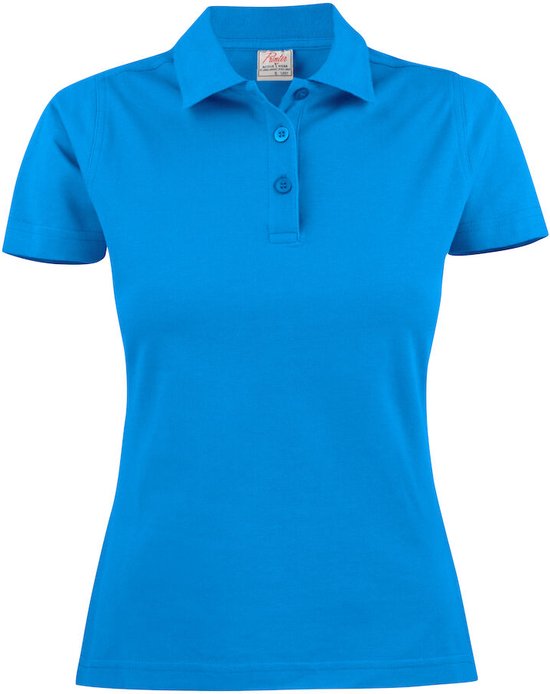 Printer Poloshirt Surf Light Lady 2265023 Oceaanblauw - Maat XS