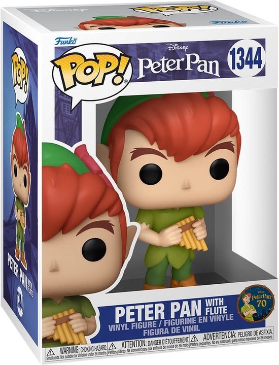 Pop Disney: Peter Pan (with Flute) - Funko Pop #1344 - Funko