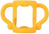 Handvat Babyfles - geschikt voor smalle hals flessen - zelfstandig drinken - peuterfles - baby - oranje