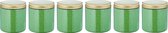 Badkaviaar Eucalyptus - 200 gram - Pot met gouden deksel - set van 6 stuks - bad parels