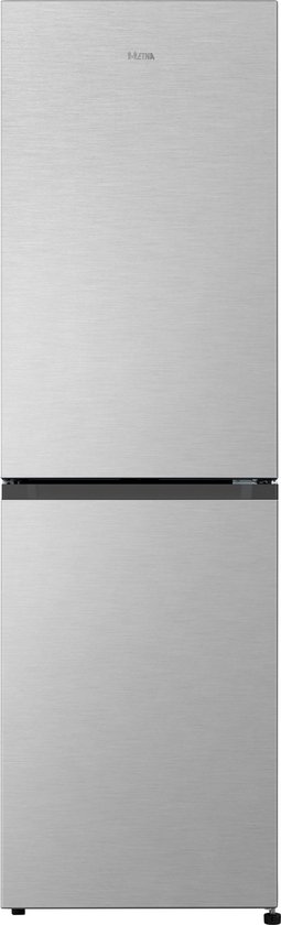 ETNA KCV282NRVS - Vrijstaande Koel vriescombinatie - 182 cm - RVS - No Frost - Extra groot Vriesvak - 50/50