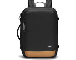 Pacsafe GO Carry-on Rugzak - 34L - RFID - Anti-diefstal - Waterafstotend - Handbagage - Gerecycled - Jet Black