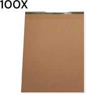 Duurzame E-commerce Verzendzakken 30x35cm met Plakstrip - 100 Stuks