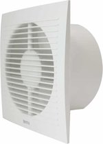 Badkamerventilator diameter 100 mm WIT Trekkoord en stekker - EE100WP