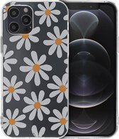 iMoshion Hoesje Geschikt voor iPhone 12 Pro / 12 Hoesje Siliconen - iMoshion Design hoesje - Meerkleurig / Daisy Flower