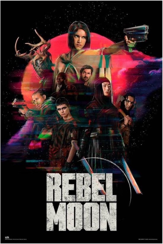 Rebel Moon poster - Netflix - Kora - Gunnar - sciencefiction film - 61 x 91.5 cm