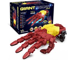 Science4you Giant Cyborg Hand - Experimenteerdoos - Technisch Robotica Bouwkit - Robot Hand - 112 Onderdelen voor Creatief Plezier