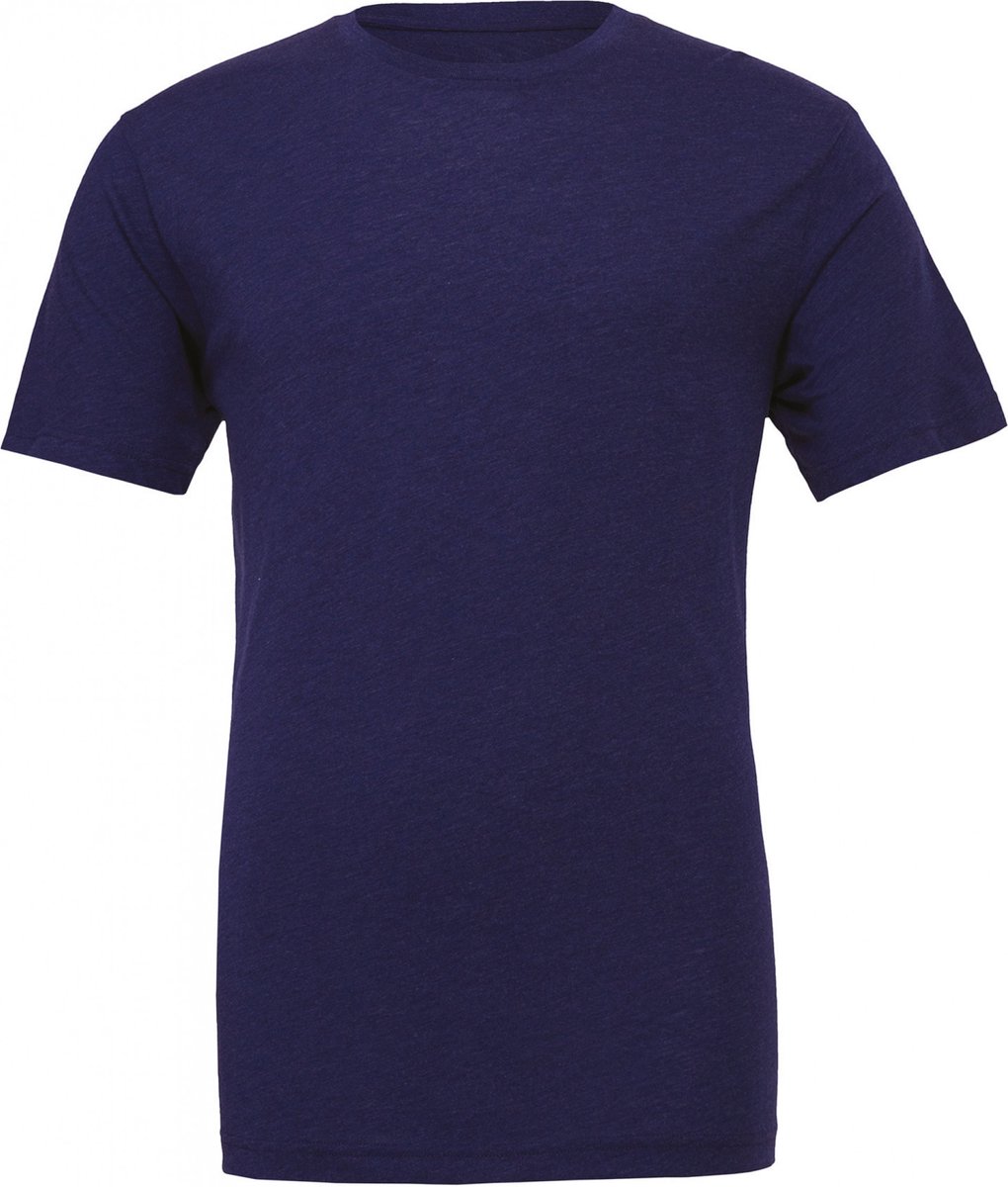 Bella+Canvas Unisex Triblend Crew Neck T-Shirt CV3413 - Navy Triblend (Heather) - L