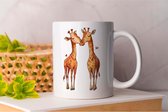 Mok Giraffe valentine - Gift - Cadeau - CouplesGoals - TogetherForever - HappilyEverAfter - LoveWins - SamenGelukkig - EeuwigeLiefde - LiefdeVoorAltijd - MijnSchat