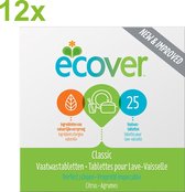 Ecover - Classic - Vaatwastabletten - Citroen - 300 Stuks - Voordeelverpakking