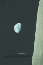 Earthrise | Space, Astronomie & Ruimtevaart Poster op Aluminium Dibond | 80x120 cm