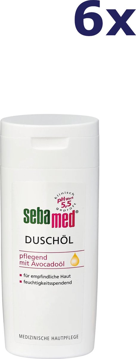 6x Sebamed Doucheolie 200 ml