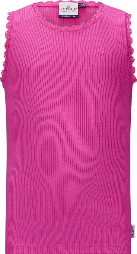 Retour jeans Orlene Meisjes Top - raspberry - Maat 4