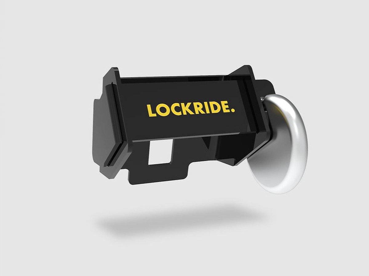 Lockride Smart - Accuslot - geschikt voor Bosch Powerpack Frame accu (incl. ABUS Diskus hangslot)