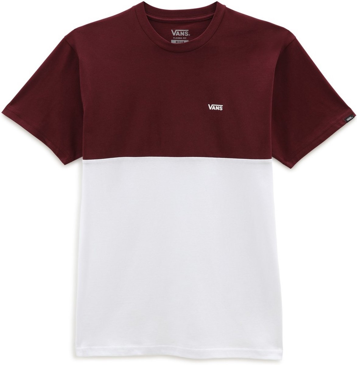 Vans Herren T-Shirt Colorblock Tee -Port Royale-L Wit