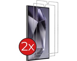 Screenprotector - 2 Stuks - Geschikt voor Samsung Galaxy S24 Ultra - Extra Sterk - Beschermglas - Gehard Glas - Tempered Glass - Screen Protector