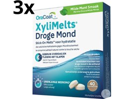 Oracoat Xylimelts Milde Munt - 3 x 40 stuks - Voordeelverpakking