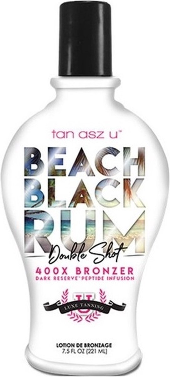Tan Asz U Beach Black Rum - zonnebankcreme - 400x bronzers - 221 ml