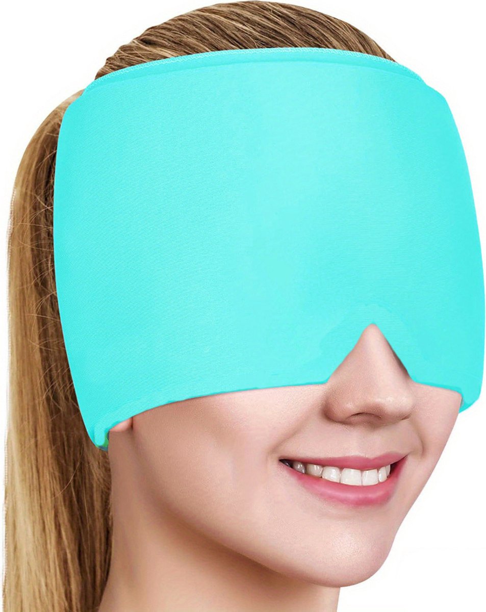 Goedkoopste Nivard Migraine Muts - Migraine Masker - Hoofdpijn - Cap - Headache Relief Cap - Gel - Blauw