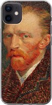 Coque iPhone 12 mini - Autoportrait - Vincent van Gogh - Siliconen