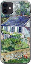 Coque iPhone 12 mini - Maison à Auvers - Vincent van Gogh - Siliconen Phone Case