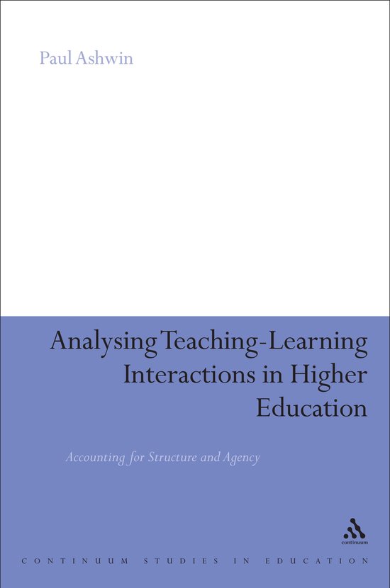 Analysing Learning Analysing Teaching-Learning Interactions In Higher Education ...
