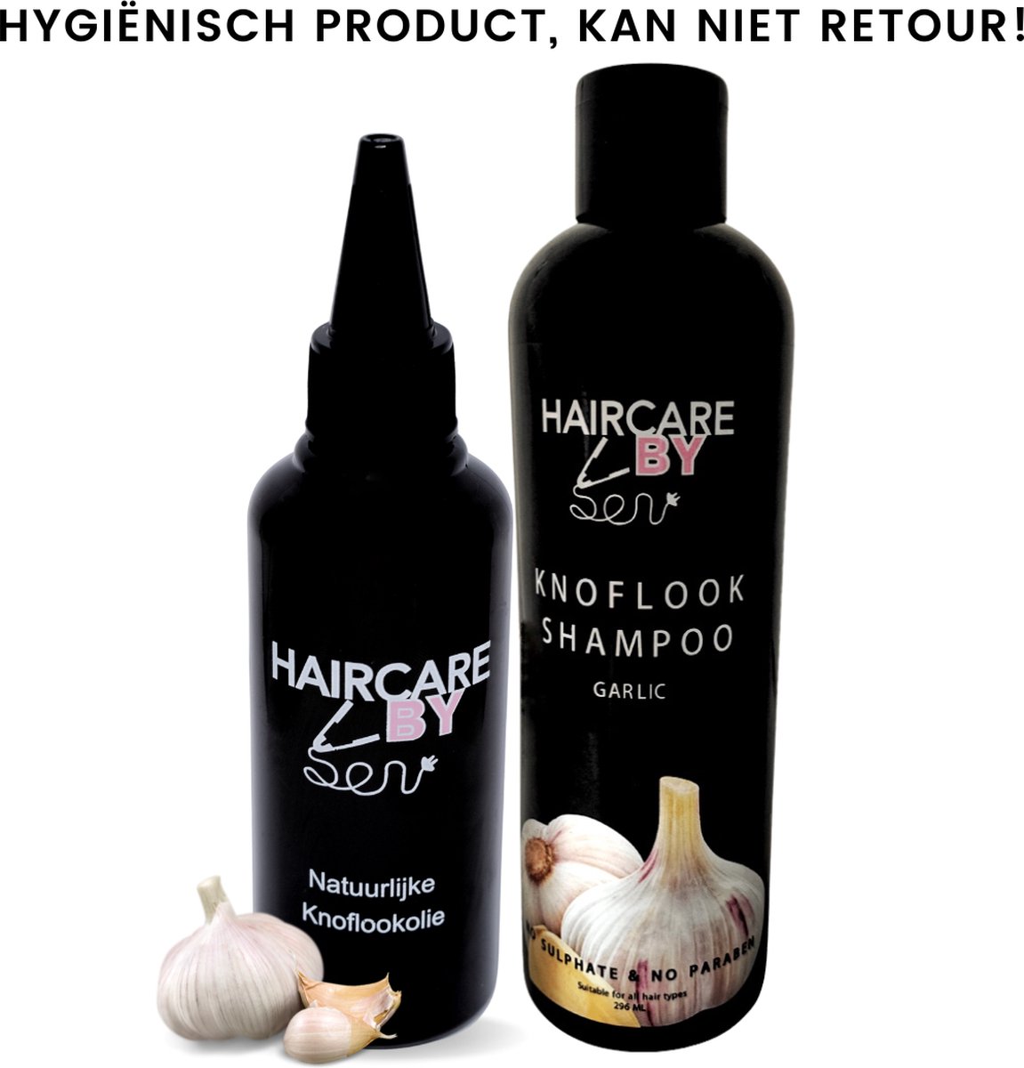 HaircarebySen knoflook shampoo + Natuurlijke Knoflookolie HaircarebySen 100ml