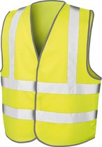 Gilet Unisex S/M Result Mouwloos Fluorescent Yellow 100% Polyester
