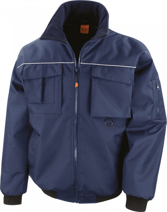 Veste Unisexe 3XL Result Manches Longues Marine 100% Polyester