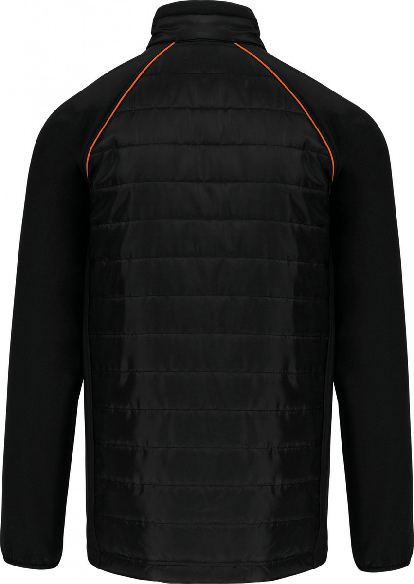 WK. Designed To Work Jas Day To Day in twee stoffen unisex WK6147 - Black / Orange - L
