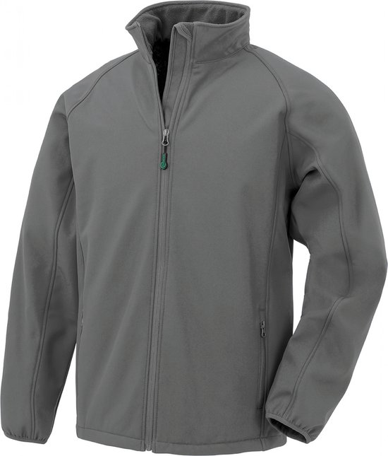 Result Men´s Recycled 2-Layer Printable Softshell Jacket RT901 - Workguard Grey - L