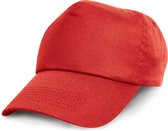 Cotton cap - One Size, Rood