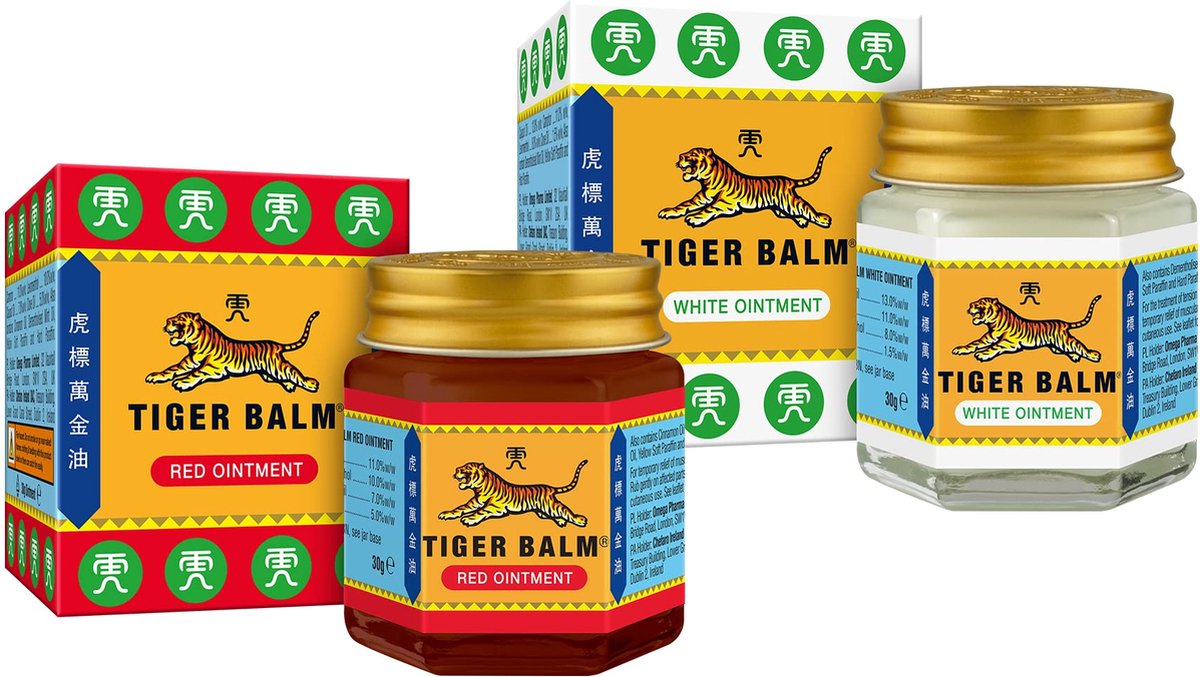 Tiger Balm Duo Pack (Red&White)