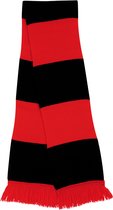 Sjaal / Stola / Nekwarmer Unisex One Size Result Red / Black 100% Acryl